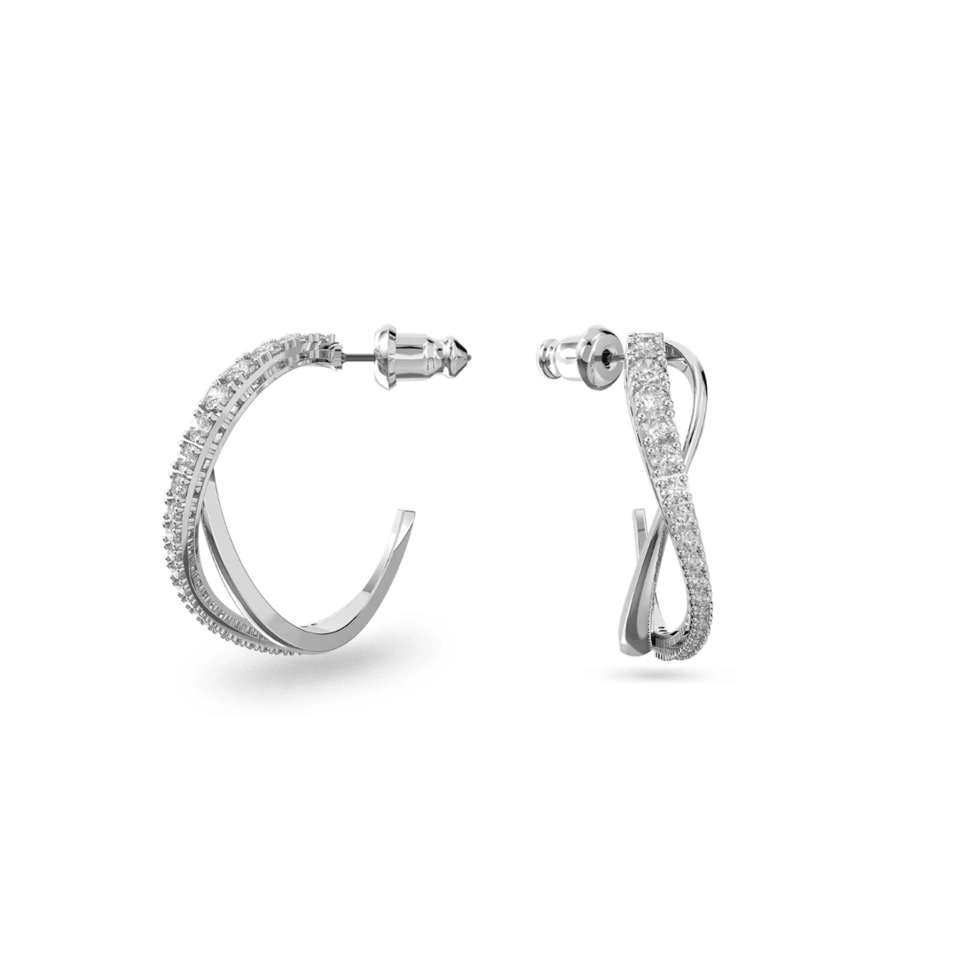 Swarovski Twist Hoop Earrings Twist 5563908 - Judith Hart Jewellers