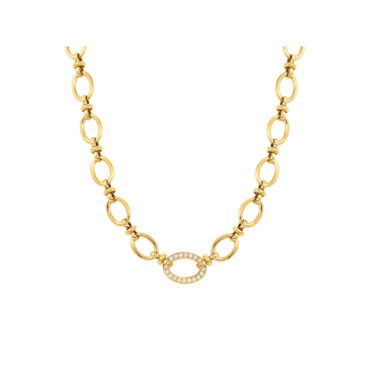 Nomination 46cm Affinity Chain with Cubic Zirconia 028606/012 - Judith Hart Jewellers