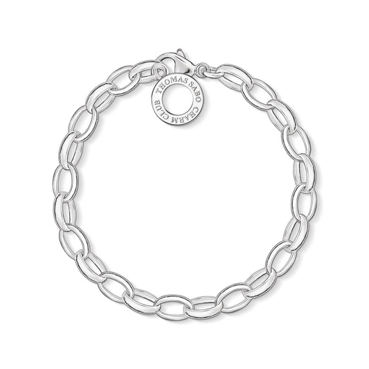 Thomas Sabo Sterling Silver Large Size Link Belcher Bracelet X0032 - Judith Hart Jewellers