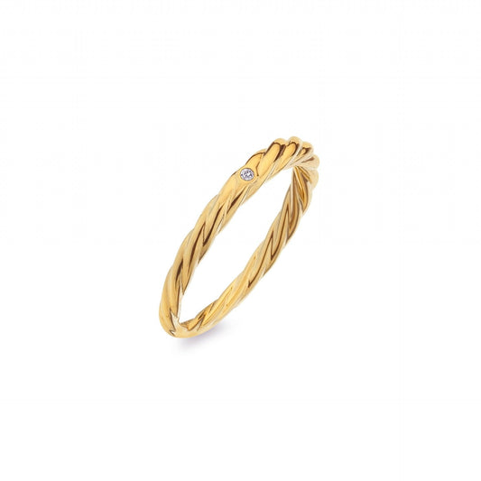 Hot Diamonds x Jac Jossa Entwine Ring DR224 - Judith Hart Jewellers