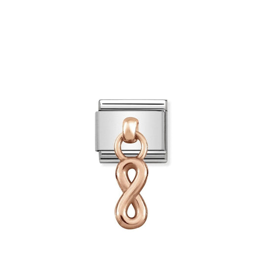 Nomination Classic 9ct Rose Gold Infinity Charm 431800/10