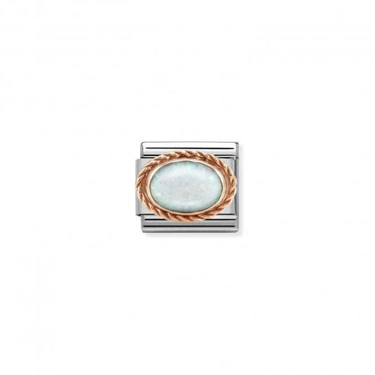 Nomination Rose White Opal 430507/07 - Judith Hart Jewellers
