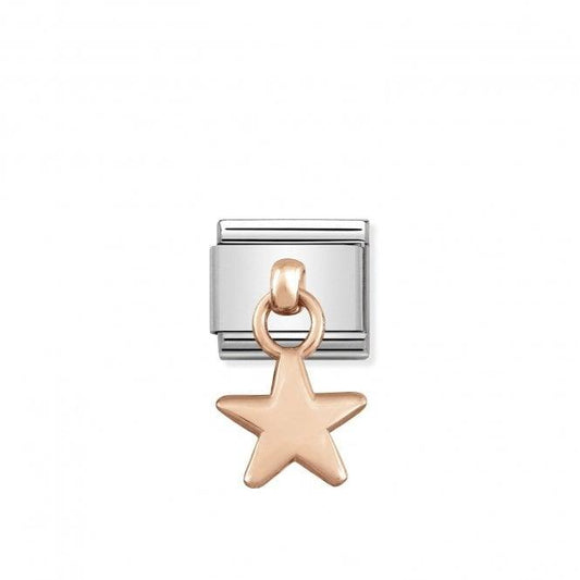 Nomination Rose Gold Star Dangly 431800/05 - Judith Hart Jewellers