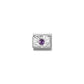 Nomination Classic Silver Amethyst Heart Charm 330508/35