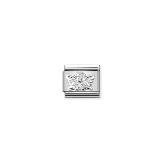 Nomination Classic Silver & CZ Angel Charm 330311/15