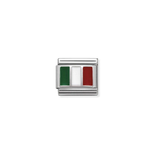 Nomination Classic Italy Flag 330207/16 - Judith Hart Jewellers