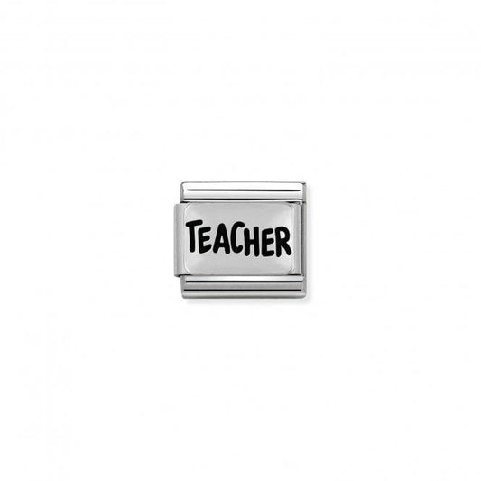 Nomination Oxidised Teacher 330102/39 - Judith Hart Jewellers