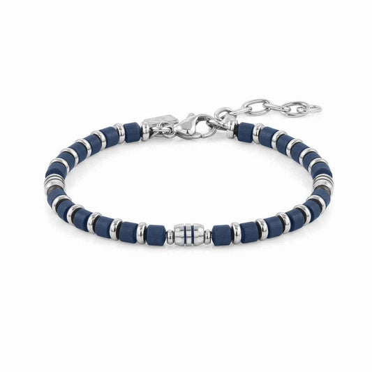Nomination Instinct Bracelet in Steel with Blue Hematite Code 027907/004
