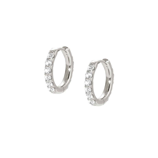 Nomination Lovelight Silver and Circle White CZ Earrings 149709/008