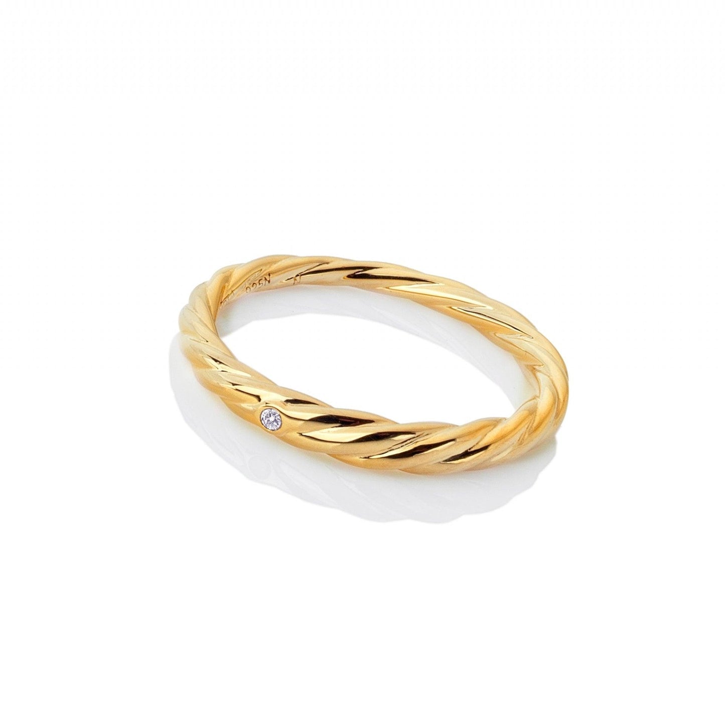 Hot Diamonds x Jac Jossa Entwine Ring DR224 - Judith Hart Jewellers