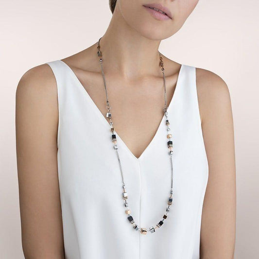 Coeur De Lion Mix and Match Multiway Black and Rose Tone Necklet - Judith Hart Jewellers