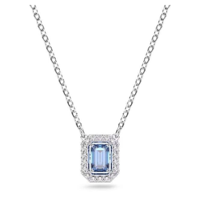 Swarovski Millenia Necklace with Octagon-Cut Blue Crystal 5614926 - Judith Hart Jewellers