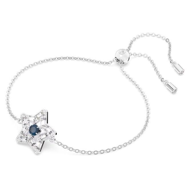 Swarovski Stella Bracelet with Blue Crystal Star 5639187 - Judith Hart Jewellers