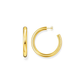 Thomas Sabo Yellow Gold Plated Hoop Earrings CR638-413-39