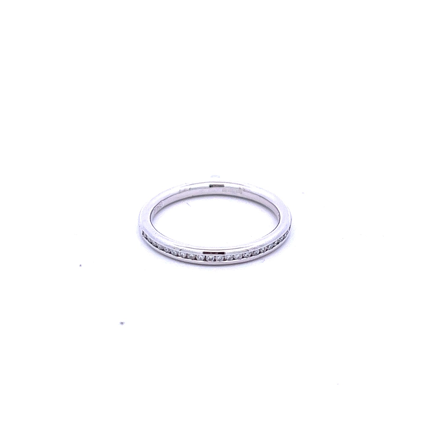 Platinum Diamond Half Eternity Ring