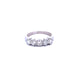 Platinum 1.04ct Five Brilliant Cut Diamond Ring Size N