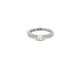 Platinum 0.30ct Princess Cut Diamond Ring with Diamond Shoulders Size M