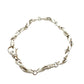 Sterling Silver Mod Figure of Eight Bracelet 7.5"