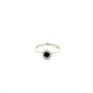9ct White Gold Sapphire and Diamond Ring Size M