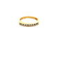 Pre-Owned 18ct Yellow Gold 0.25ct Diamond Half Eternity Ring Size M