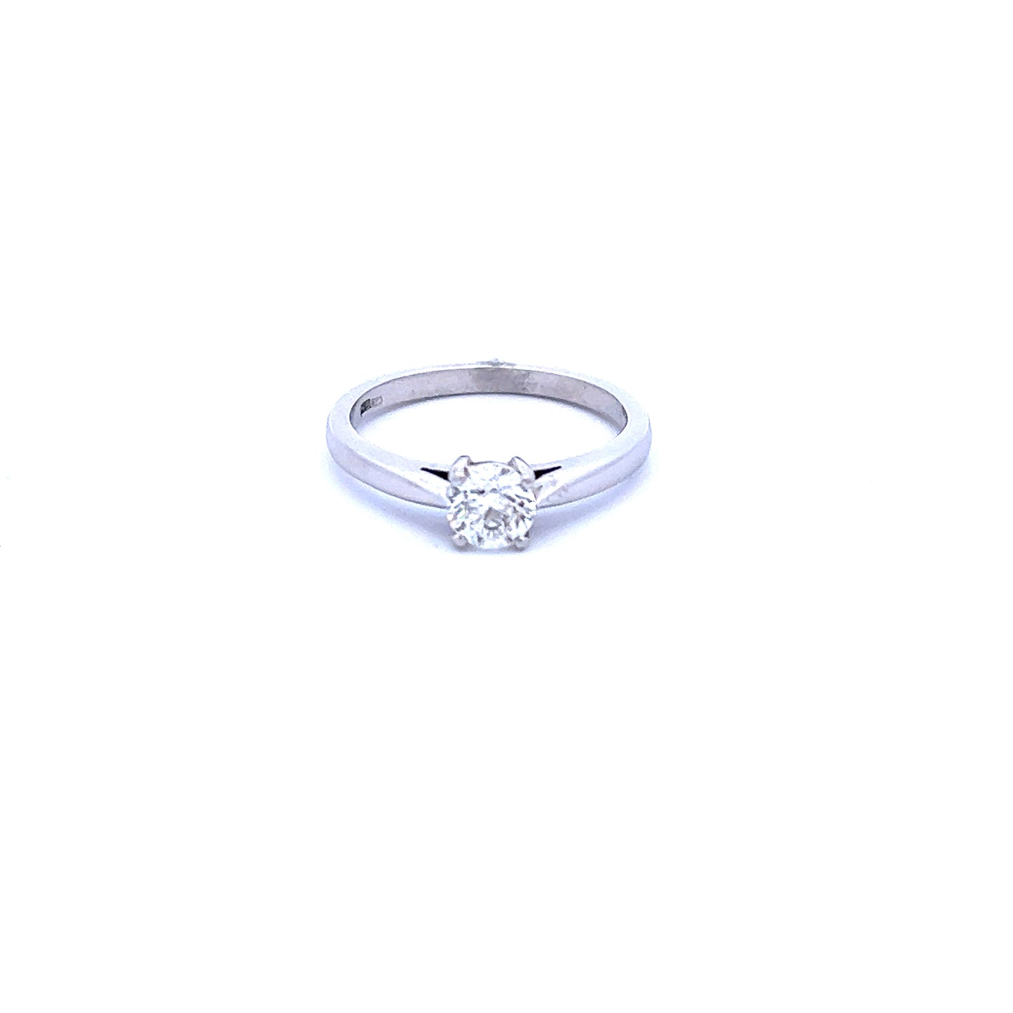 Platinum 0.50ct Brilliant Cut Diamond Ring