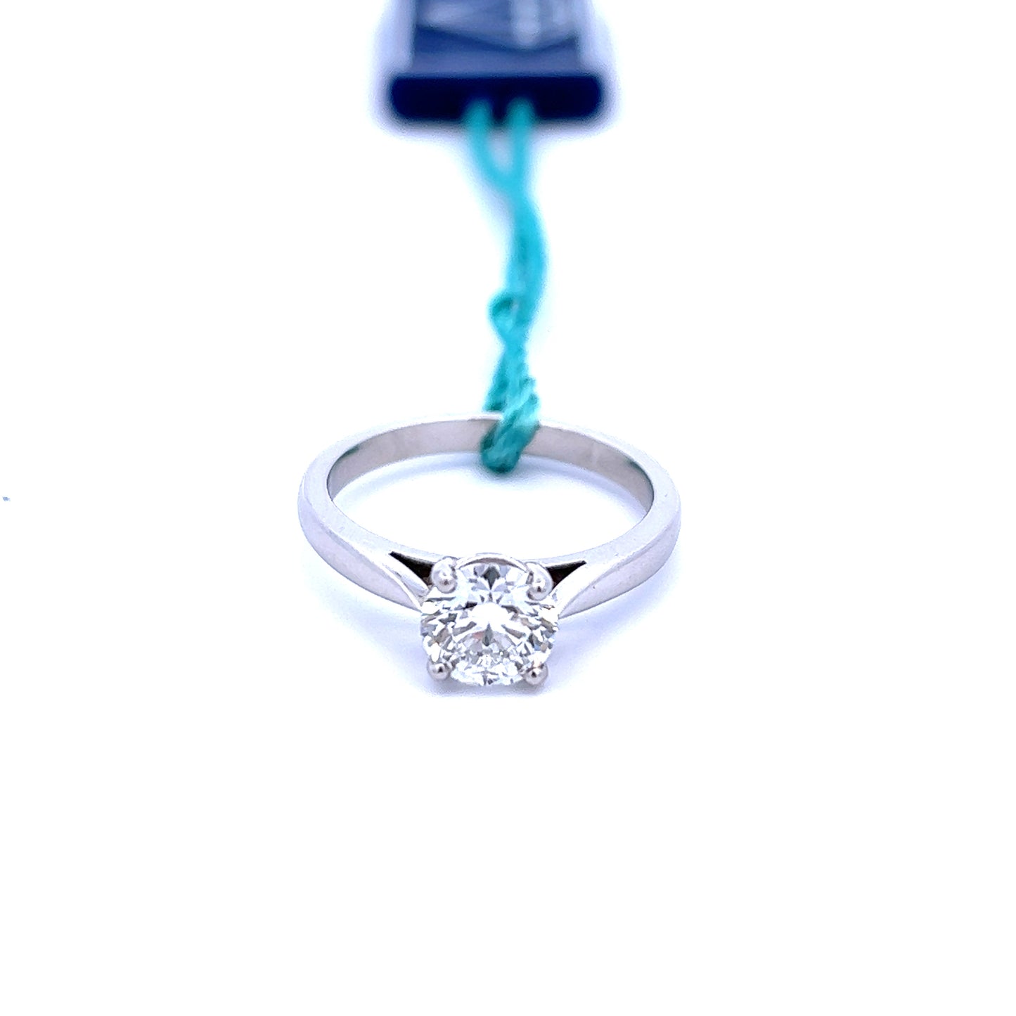 Platinum 1.00ct Laboratory Grown Brilliant Cut Diamond Ring