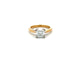 18ct Yellow Gold Laboratory Grown Princess Cut Diamond Ring Size L