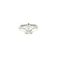 Platinum Laboratory Grown Diamond Pear Cut 1.56ct Ring Size N