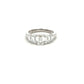 Platinum Laboratory Grown Diamond 5 Stone Graduated Emerald Cut Ring Size M