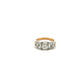 18ct Yellow Gold Laboratory Grown Five Stone Radiant Cut Diamond Ring Size L