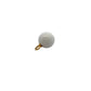 18ct Yellow Gold White Agate Sphere Pendant