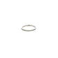 18ct White Gold 0.10ct 21 Brilliant Cut Diamond Graduated Ring