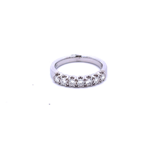 Platinum 0.46ct 7 Stone Diamond Ring