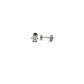 Tish Lyon Labret Titanium 7 Stone Cluster Stud Earrings