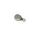 18ct White Gold Green Amethyst Faceted Tear Drop Pendant