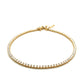 9ct Yellow Gold Laboratory Grown Diamond 3cts Line Bracelet