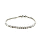 9ct White Gold Laboratory Grown Diamond 6cts Line Bracelet