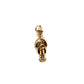 Pre-Owned 9ct Yellow Gold Solid Saxophone Player Charm