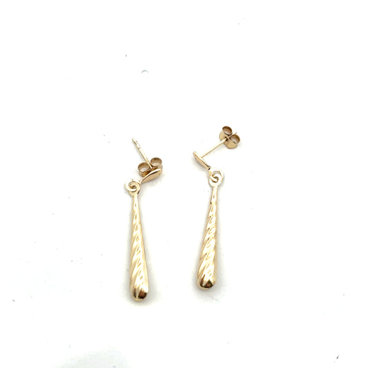 Pre-Owned Torpedo Drop Earrings