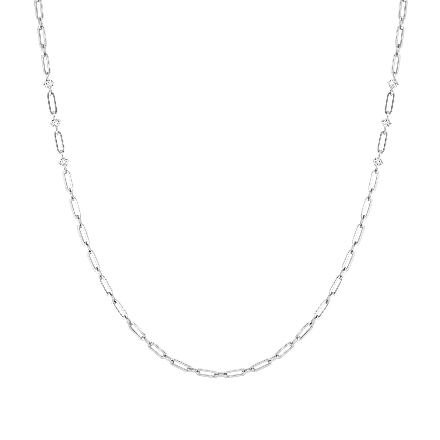 Nomination Chains Of Style Long Necklace with Cubic Zirconia 029402/001