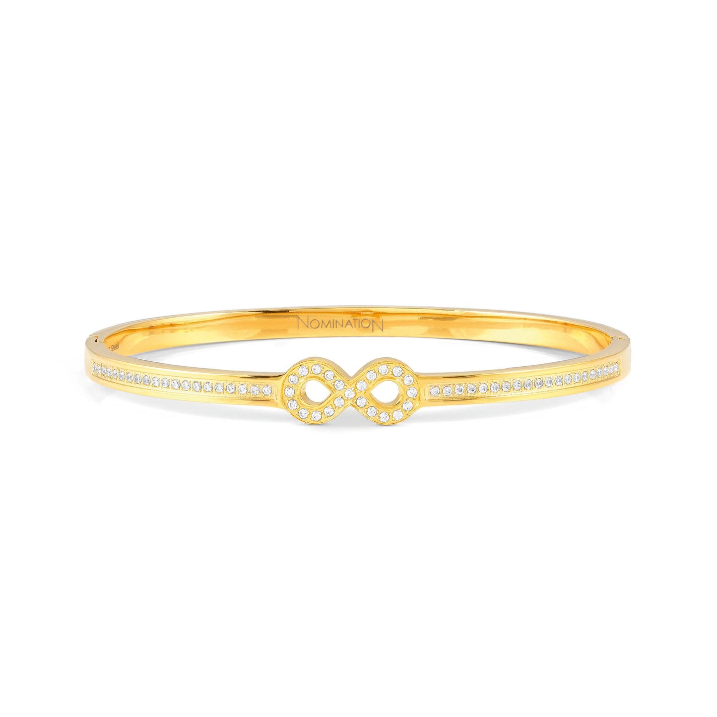 Nomination Pretty Bangles Infinity Cz Yellow Pvd Medium Bangle 029511/067