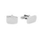 Silver Cushion Plain T-Bar Cufflinks