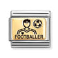 Nomination Classic Yellow Gold Male Footballer 030166/47