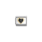 Nomination Composable Classic Gold Black Glitter Heart 030220/10