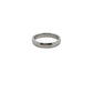 18ct White Gold 4mm Luxury Ring Size S