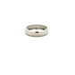 Platinum 5mm Inverted Edges Ring Size S