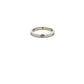 Platinum Brilliant Cut Diamond Line Ring Size M