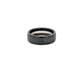 Geti Zirconium and Platinum Tattoo Design Centre Ring Size T