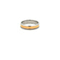 Platinum and 18ct Rose Gold Polished Ring Size T
