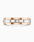 18ct Rose Gold & Palladium Ring Size U